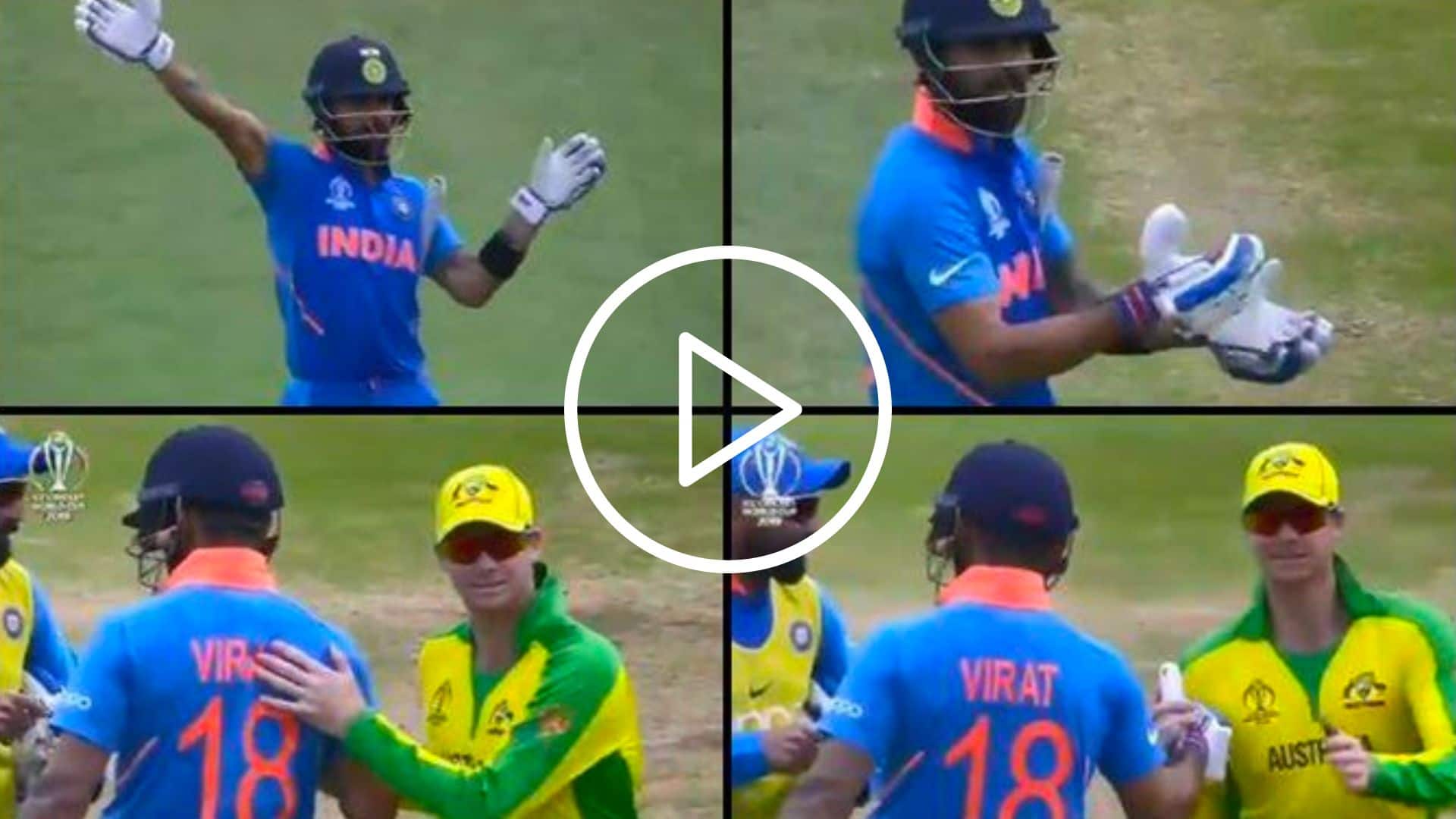 [Watch] When Virat Kohli Supported Steve Smith With A Heart-Winning Gesture